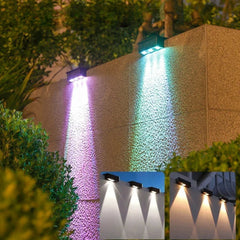 Solar Powered Outdoor Wall Light for Elegant Garden Illumination