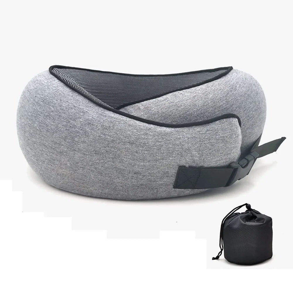 Variant image for Comfortable U-Shaped Travel Neck Pillow - Best Travel Pillow for Long-Distance Journeys, Optimal Neck Support, Lightweight Memory Foam-3