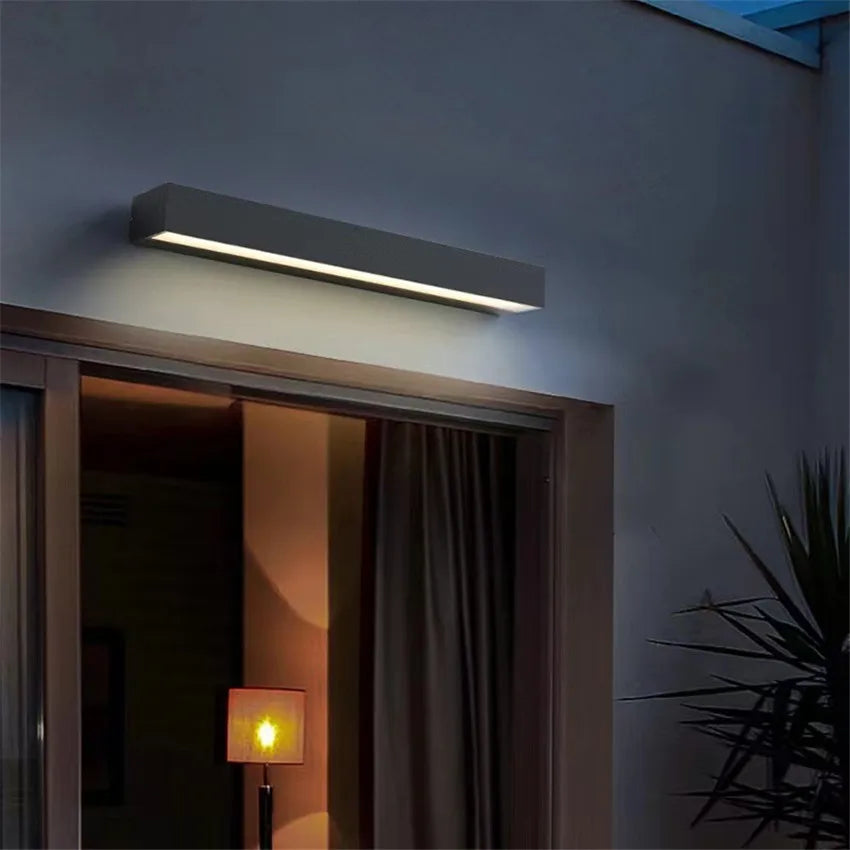 Modern Nordic LED Wall Lights, Waterproof Outdoor Sconces, Energy-Efficient Lighting