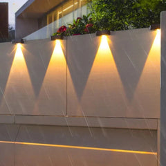 Solar Garden Lights, Waterproof Outdoor LED Lights for Balcony and Stairs