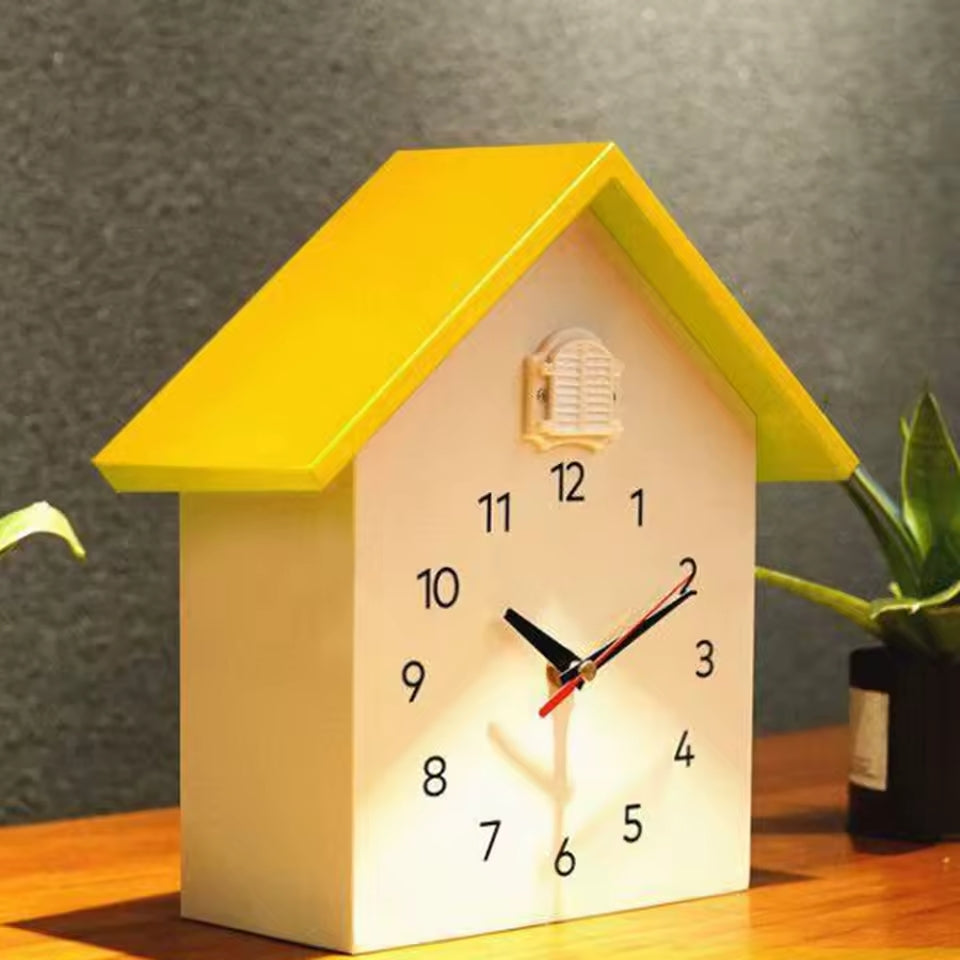 Modern bird cuckoo quartz wall clock for home and office decoration