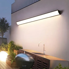 Outdoor Waterproof LED Wall Lamp, Minimalist Exterior Wall Lights for Garden and Porch