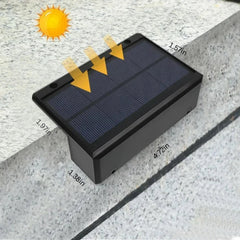 Solar Garden Lights, Waterproof Outdoor LED Lights for Balcony and Stairs