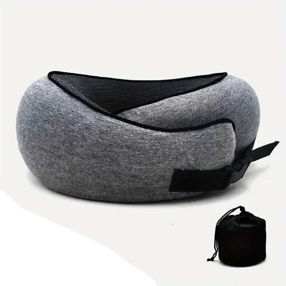 Variant image for Comfortable U-Shaped Travel Neck Pillow - Best Travel Pillow for Long-Distance Journeys, Optimal Neck Support, Lightweight Memory Foam-4