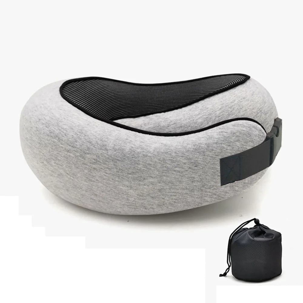 Variant image for Comfortable U-Shaped Travel Neck Pillow - Best Travel Pillow for Long-Distance Journeys, Optimal Neck Support, Lightweight Memory Foam-1