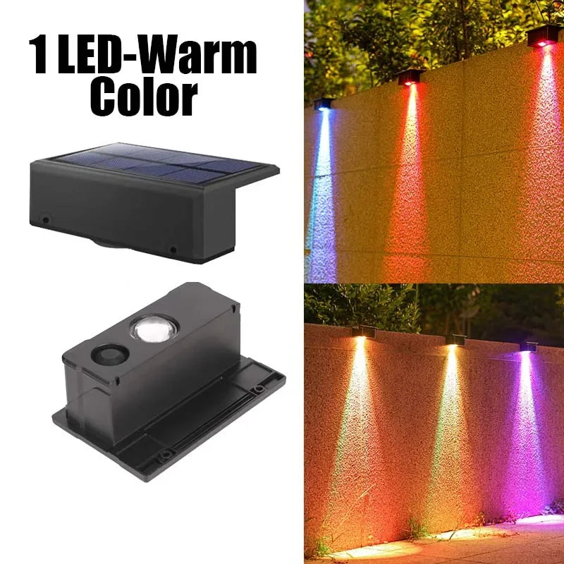 Variant image for Solar Powered Outdoor Wall Light for Elegant Garden Illumination-1