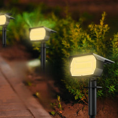 Outdoor Solar Spot Lights, 72 LED Waterproof Wall Lights for Landscape Lighting