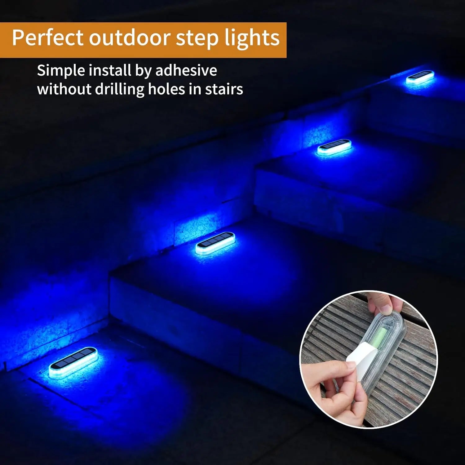 Outdoor Solar Deck Light, Waterproof LED Illumination for Decks and Steps