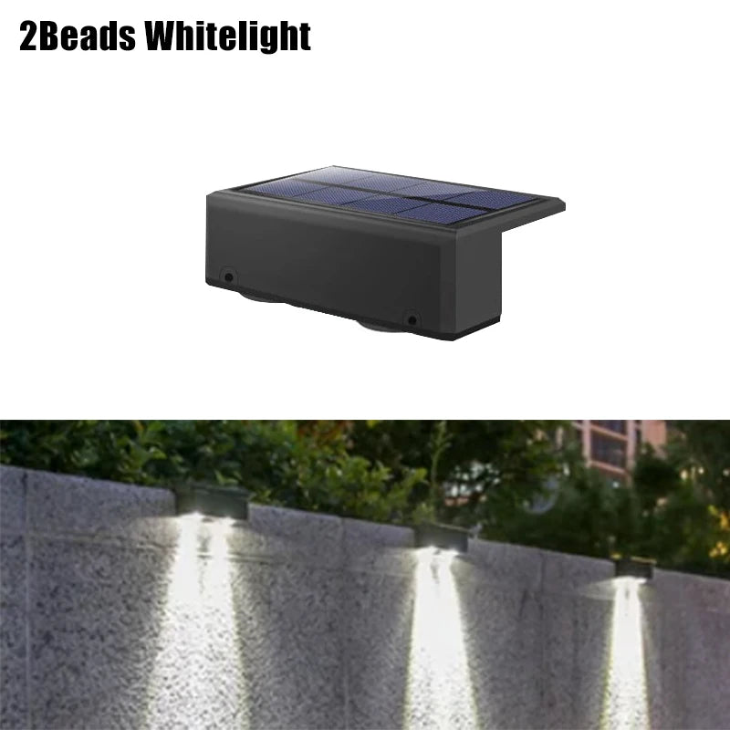 Variant image for Solar Wall Lights Outdoor, Waterproof Solar Powered Wall Lights with 3 Modes-2