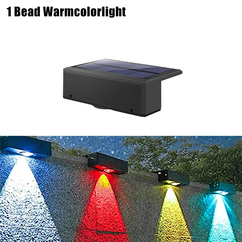 Variant image for Solar Wall Lights Outdoor, Waterproof Solar Powered Wall Lights with 3 Modes-3