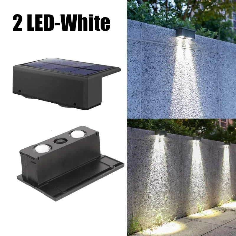 Variant image for Solar Powered Outdoor Wall Light for Elegant Garden Illumination-4