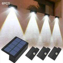 Solar Garden Lights, Waterproof Outdoor LED Lights for Balcony and Stairs