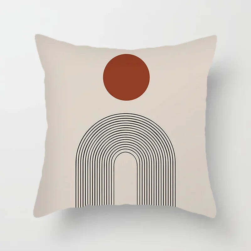 Image of Abstract line pattern cushion cover for home decor and sofa decoration