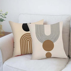 Image of Abstract line pattern cushion cover for home decor and sofa decoration