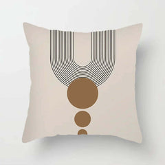 Image of Abstract line pattern cushion cover for home decor and sofa decoration