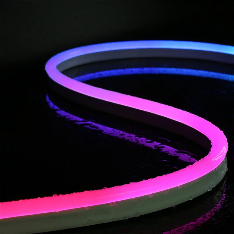 Image of Acosh neon LED strip lights with music sync and RGBIC dreamcolor effect