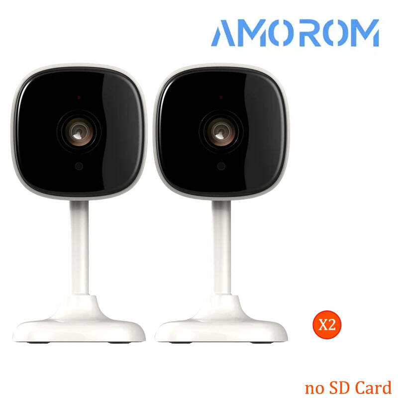 Image of Amorom 1080P WiFi IP surveillance camera with two-way audio and night vision