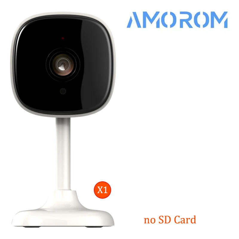 Image of Amorom 1080P WiFi IP surveillance camera with two-way audio and night vision