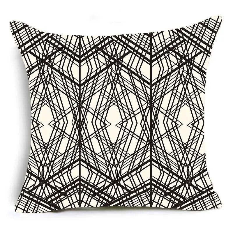 Image of Animal print throw pillow case collection for decorative home accents