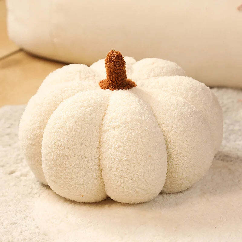 Image of Creative pumpkin plush pillow for decorative living room accents