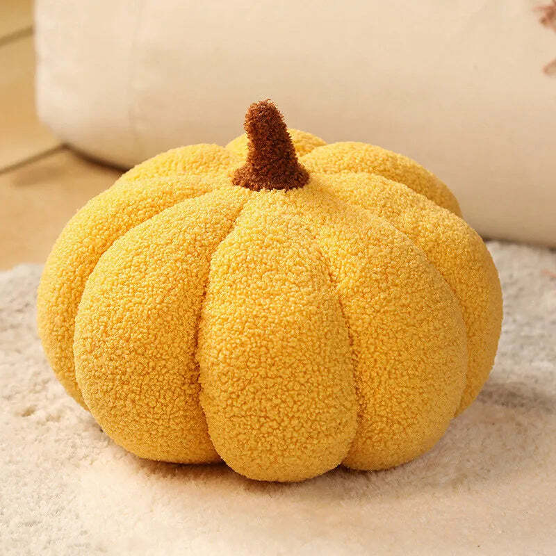 Image of Creative pumpkin plush pillow for decorative living room accents