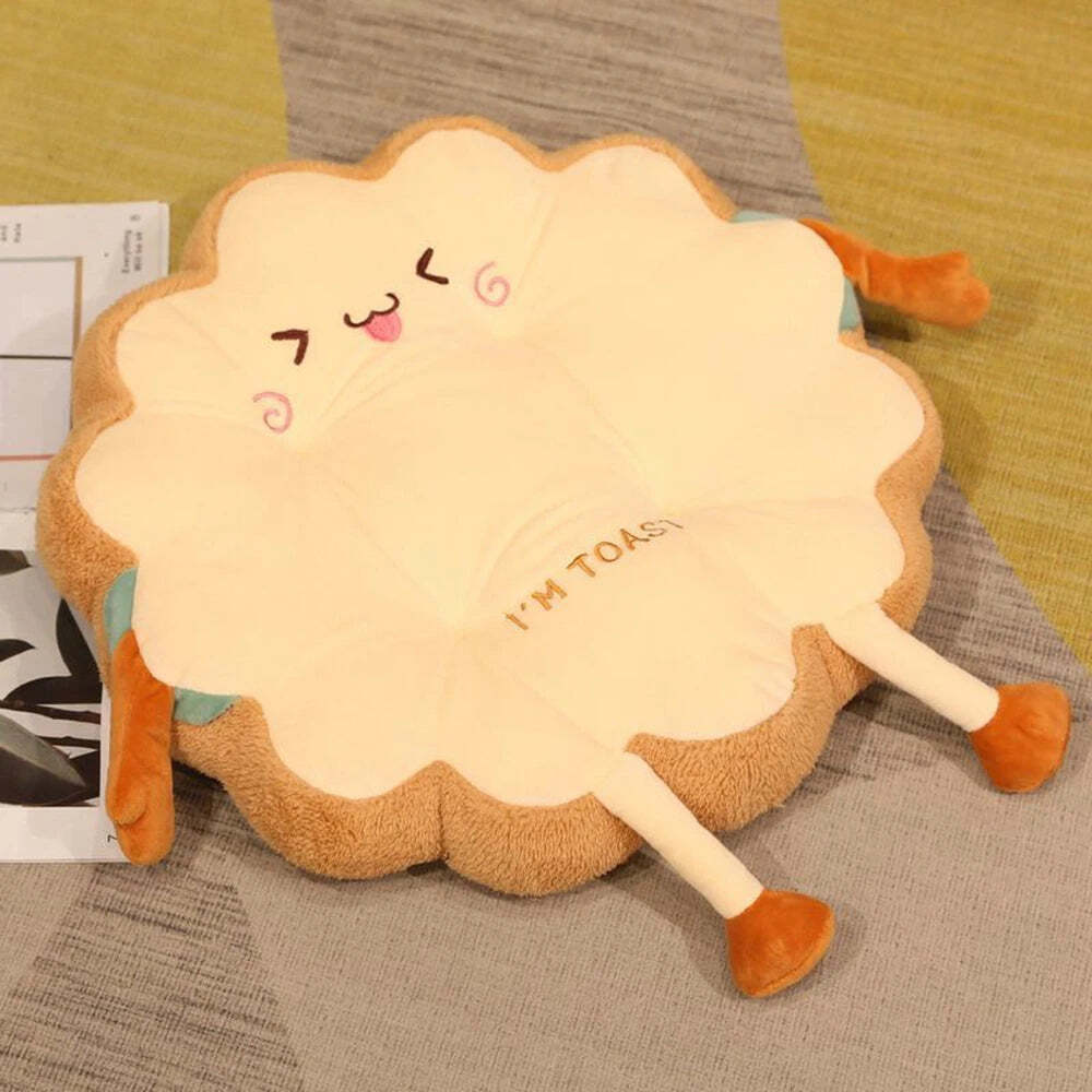 Image of Cute plush cushion chair for home and office gift