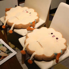 Image of Cute plush cushion chair for home and office gift