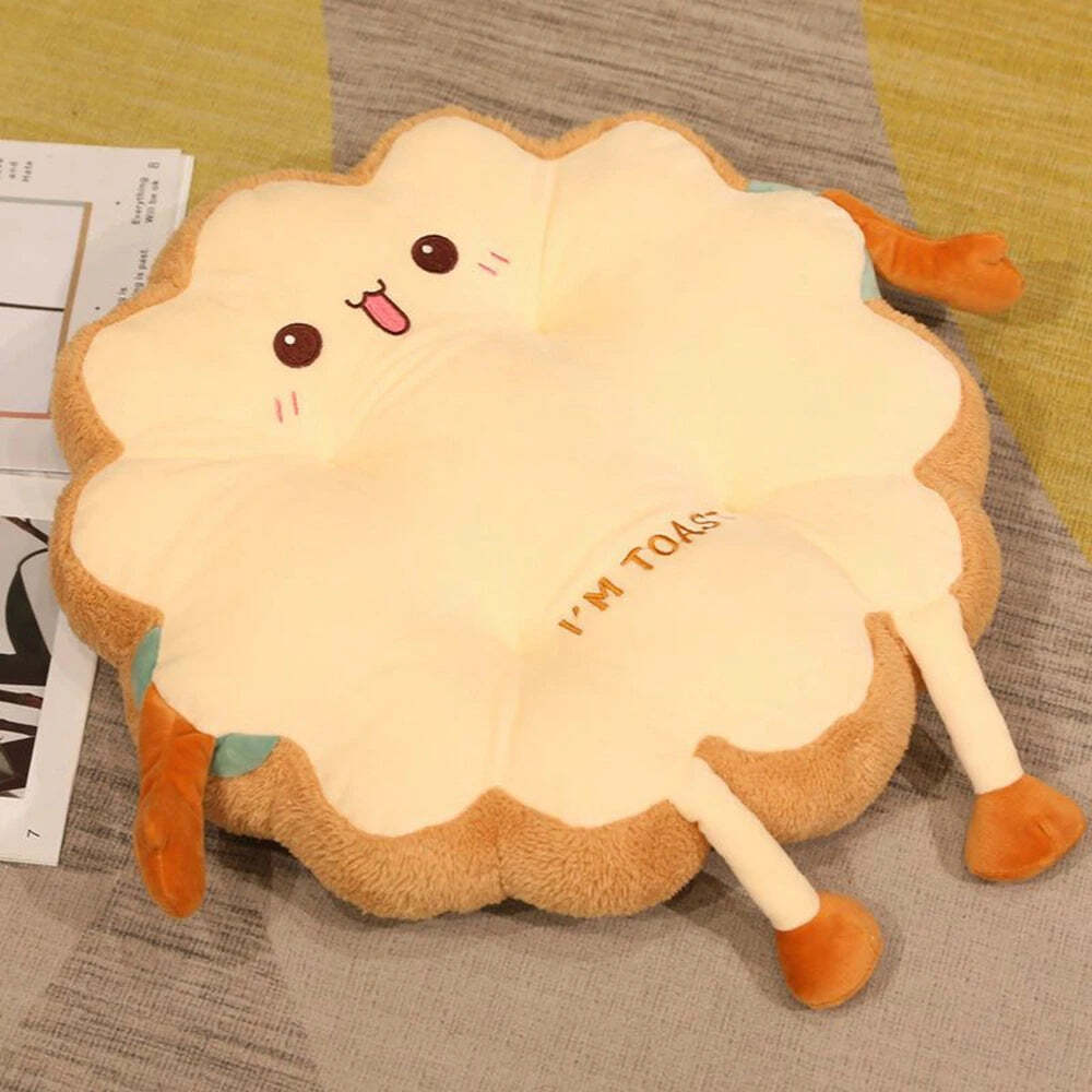 Image of Cute plush cushion chair for home and office gift