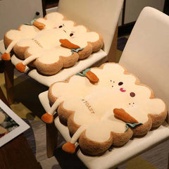 Image of Cute plush cushion chair for home and office gift