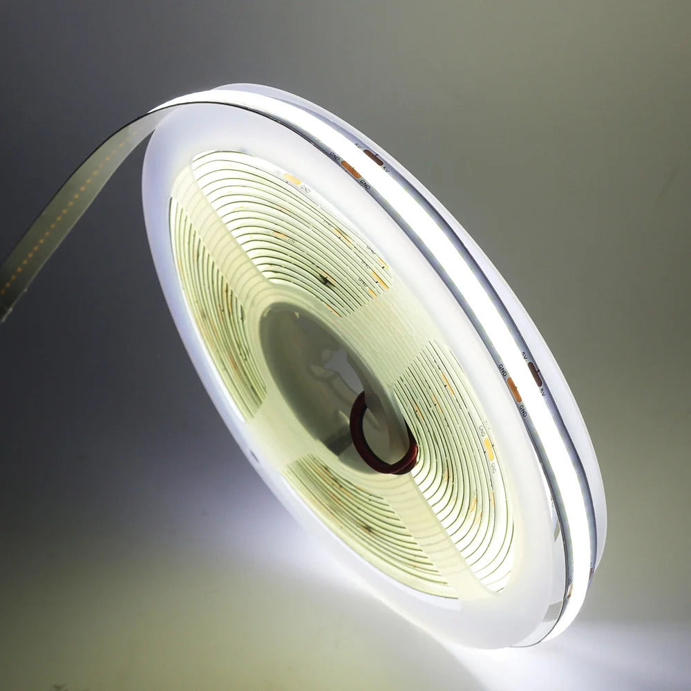 Image of Flexible 5V COB LED strip light for home decor and TV backlighting