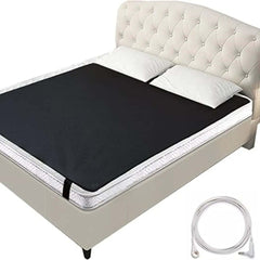 Image of Grounding leather mattress with conductive pillow case for better sleep