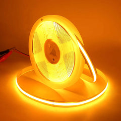 Image of High-density COB strip LED light with 320 LEDs per meter in versatile colors