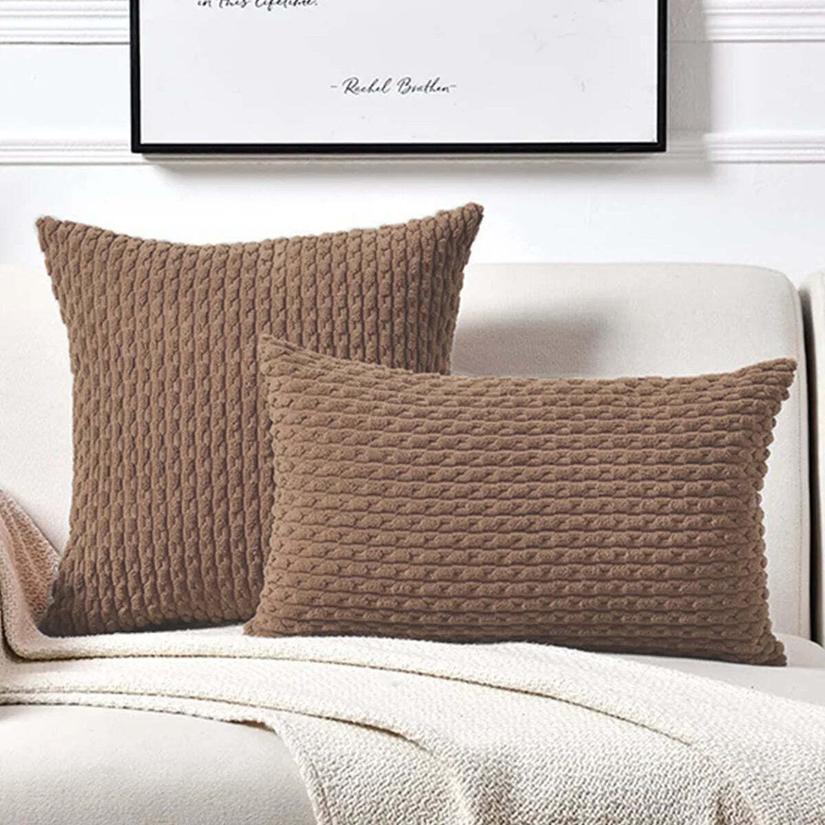 Image of High-quality decorative cushion cover for stylish living room decor