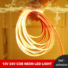 Image of IP68 waterproof COB neon strip LED light for home decor