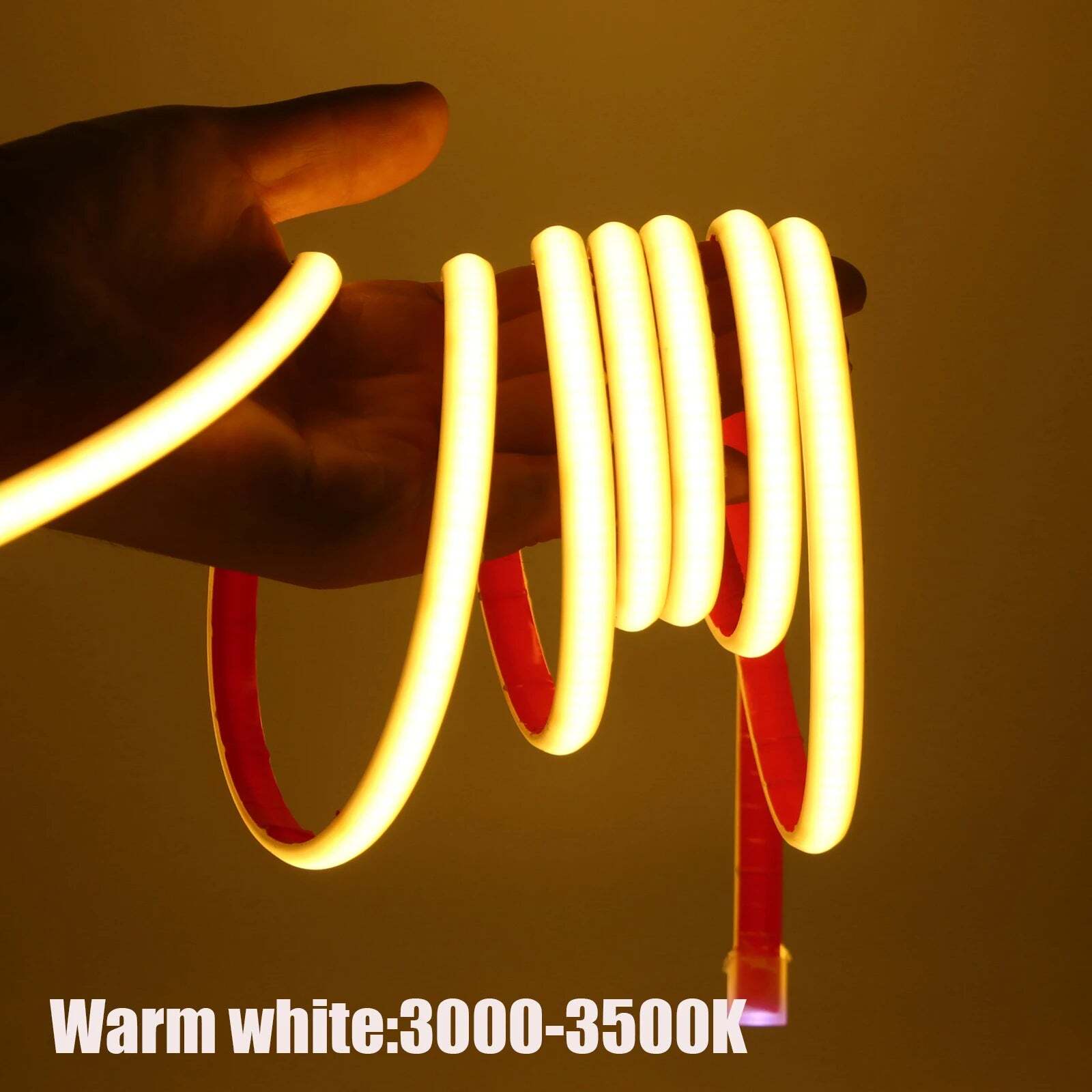 Image of IP68 waterproof COB neon strip LED light for home decor