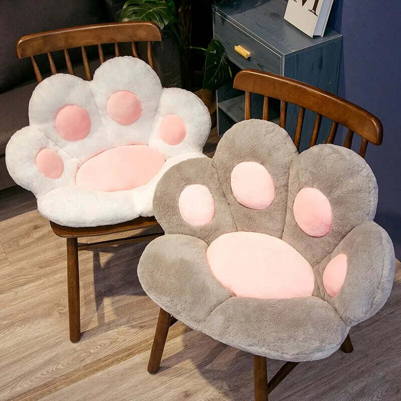 Image of Kawaii cat paw plush toy for stylish home and office decor