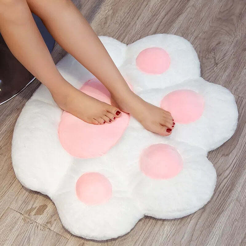 Image of Kawaii cat paw plush toy for stylish home and office decor