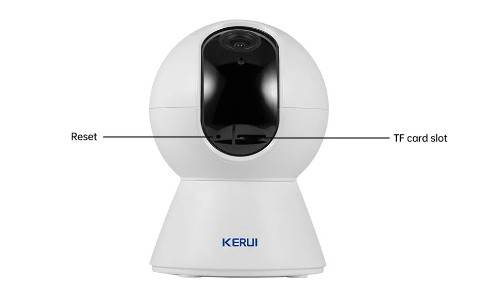 Image of KERUI 5MP smart indoor WiFi security camera with AI tracking and color night vision