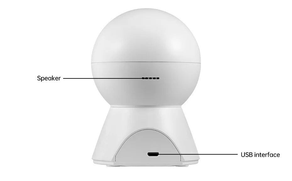 Image of KERUI 5MP smart indoor WiFi security camera with AI tracking and color night vision