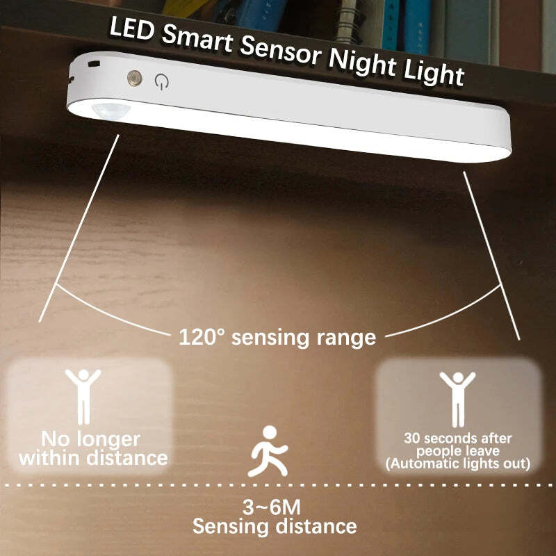 Image of LED magnetic dimming desk lamp with USB recharge and remote control