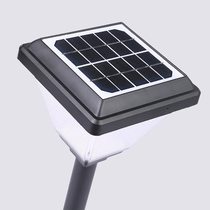 Image of LED solar lamp outdoor waterproof torch lights for pathway and garden decor