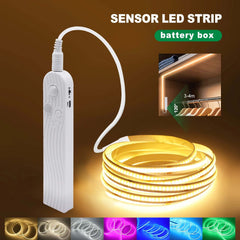 Image of LED strip light with motion sensor for bedside and ambiance illumination