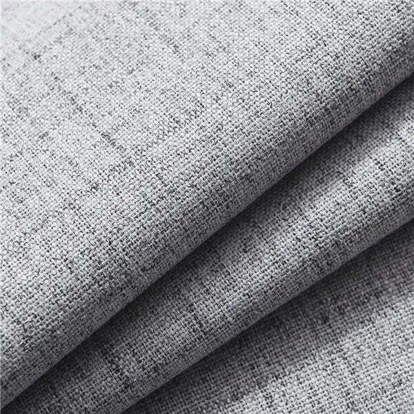 Image of Linen blackout curtains for kitchen and bedroom window treatment