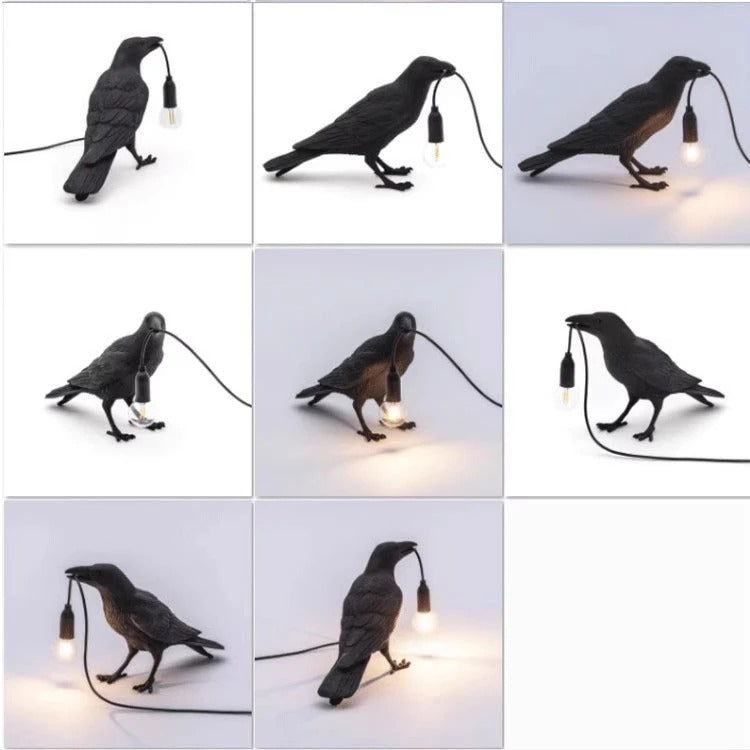 Image of Lively bird table lamp for bedroom and living room decor