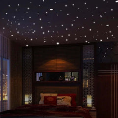 Image of Luminous star wall stickers for kids' room decor