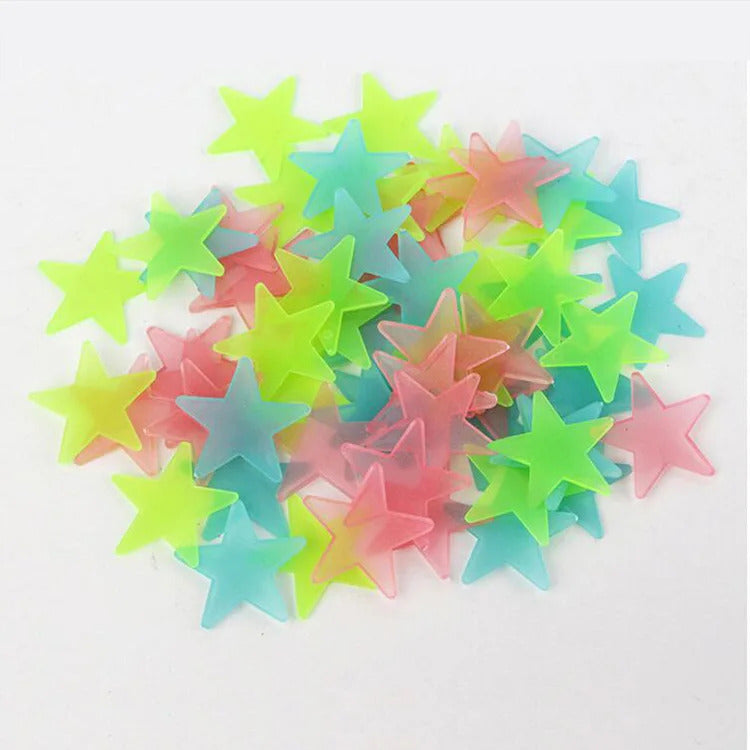 Image of Luminous star wall stickers for kids' room decoration