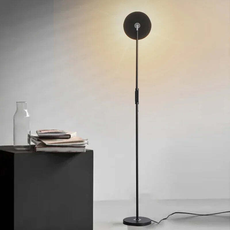 Image of Modern adjustable floor lamp with LED for bedroom and living room