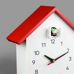 Image of Modern bird cuckoo quartz wall clock for home and office decoration