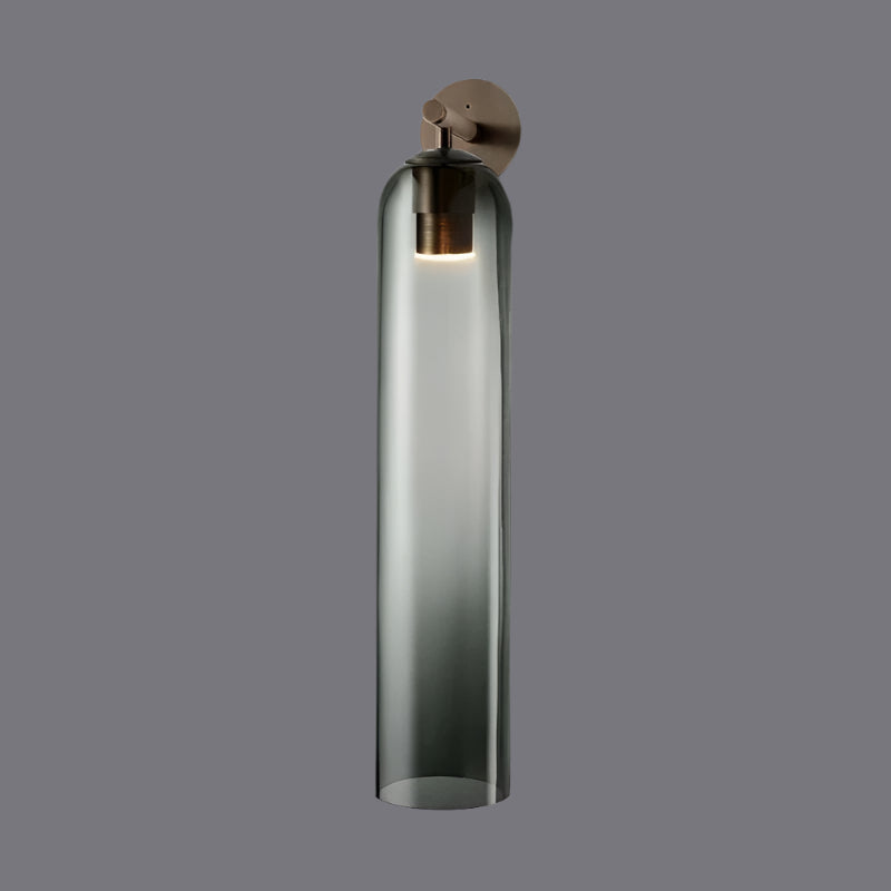 Image of Modern glass wall light sconces for hotel, restaurant, and corridor décor