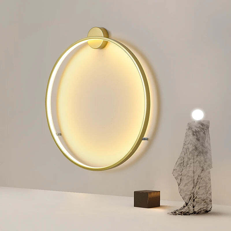 Image of Modern LED wall lamp for stylish bedroom and living room decor